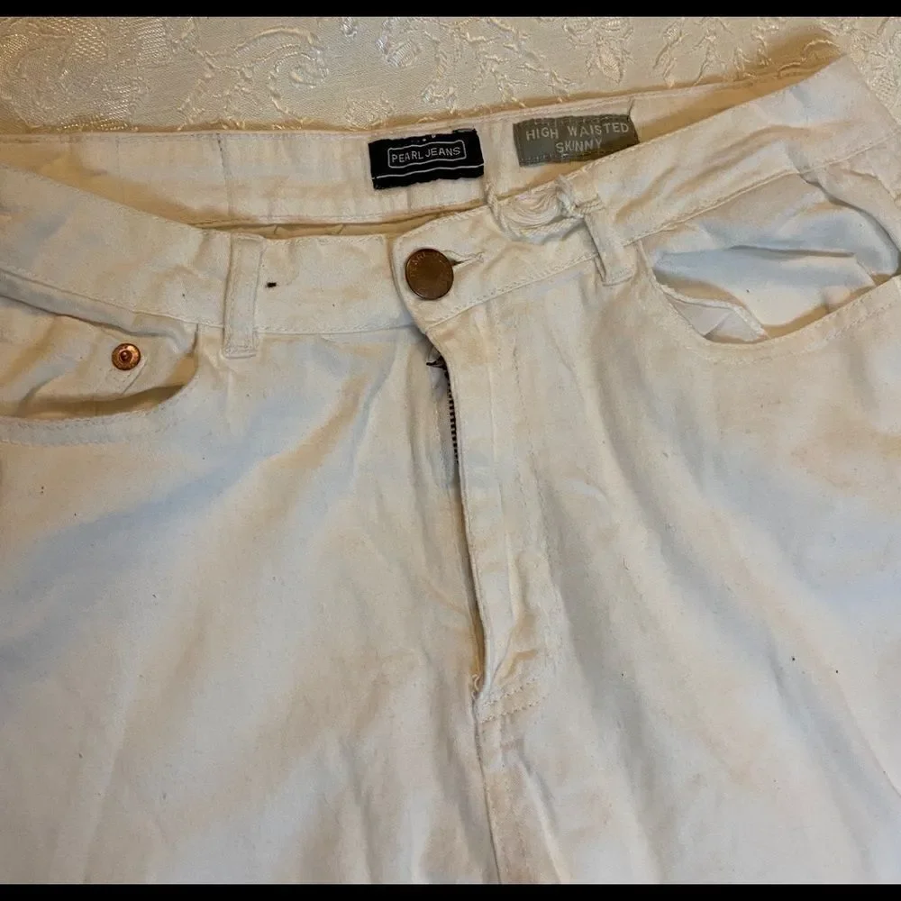 Pearl High waisted skinny  fashion jeans size:11